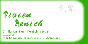 vivien menich business card